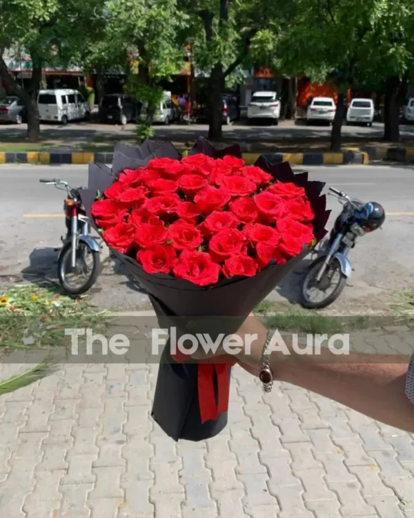 Special Red Roses Bouqet