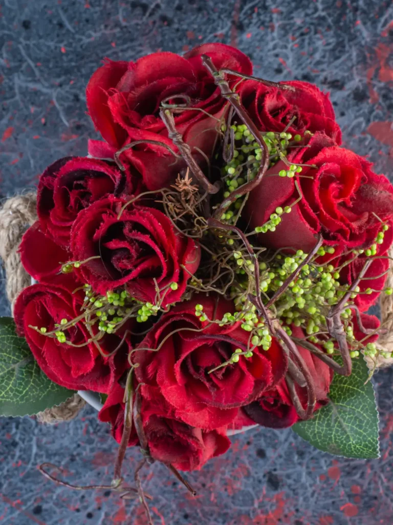 Crimson Noir Bouquet romantic gift