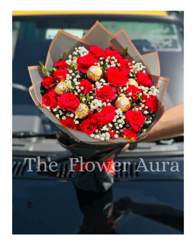 Red and White Bouquet