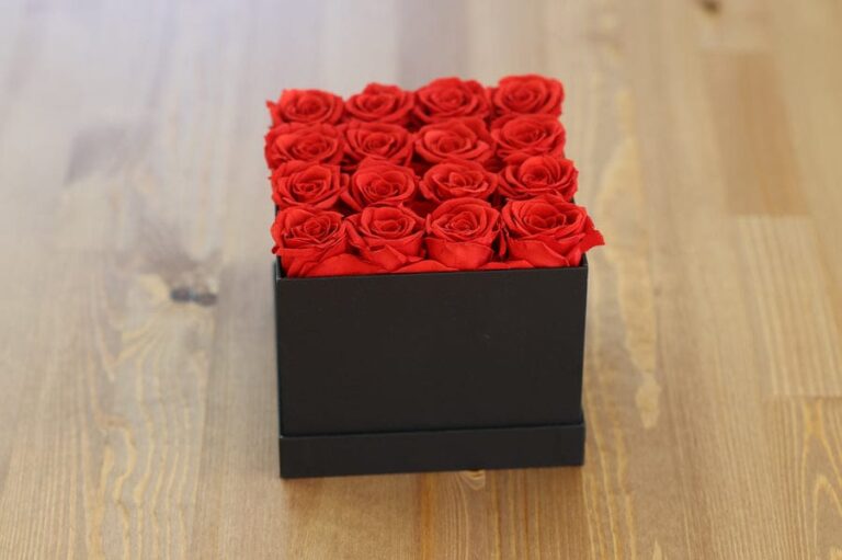 Imported Red Rose Flower Box