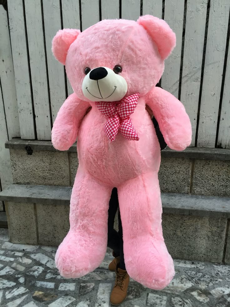6 Feet Pink Teddy