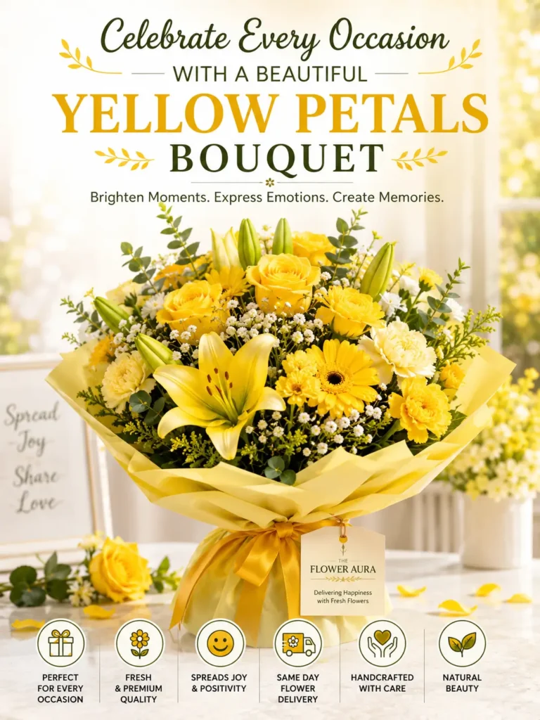 Yellow Petals Bouquet