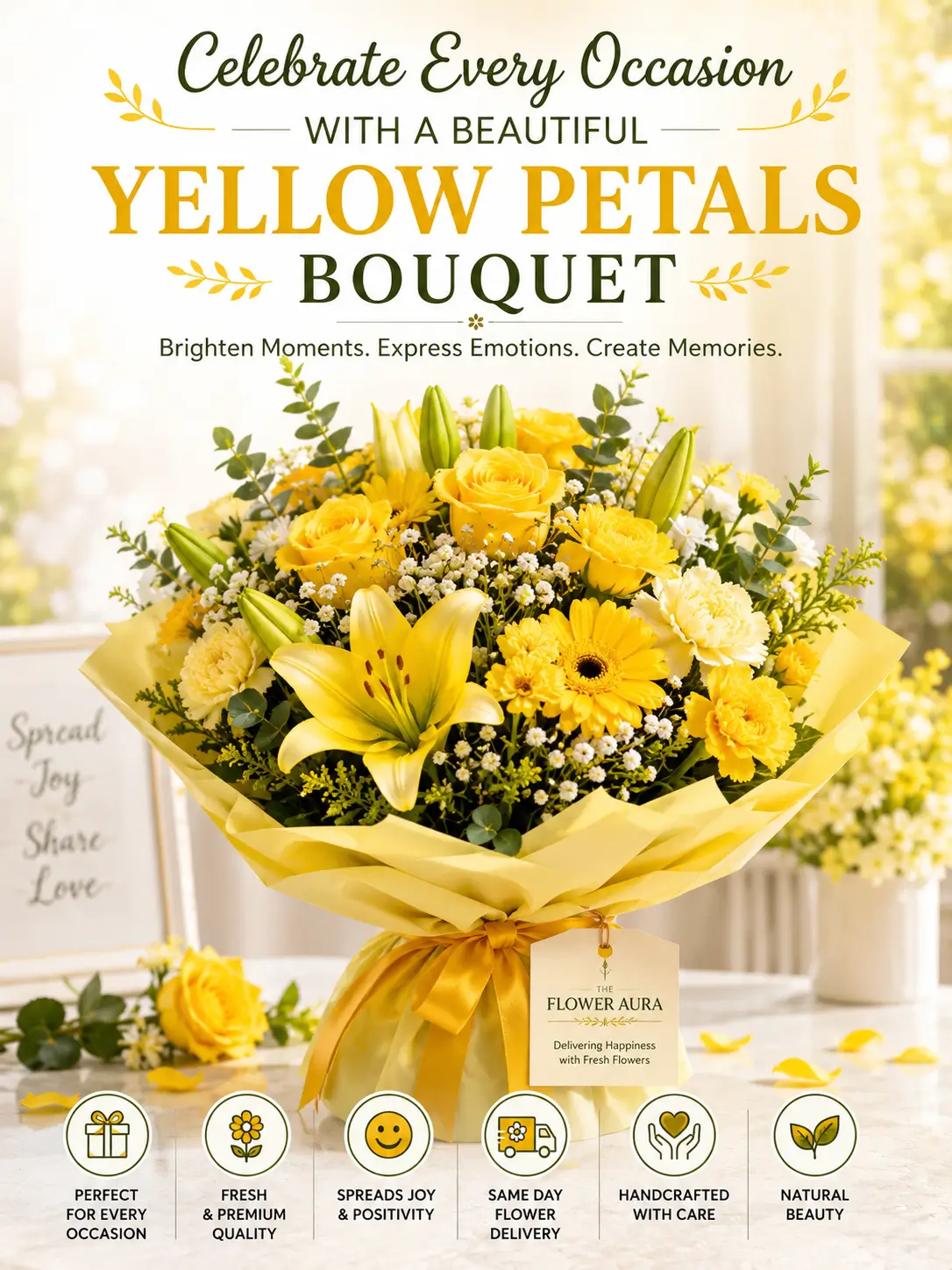 Yellow Petals Bouquet