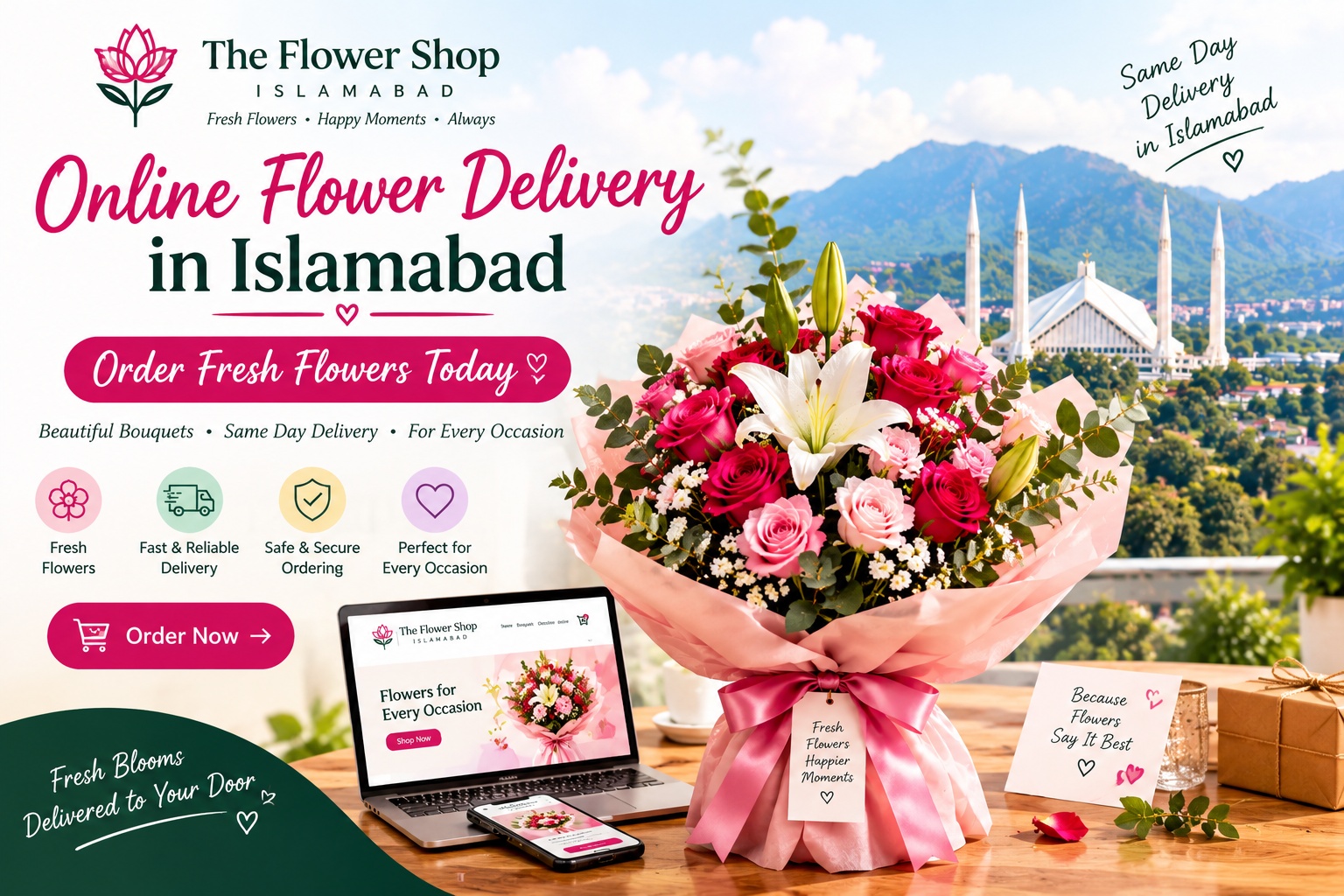 Online Flower Delivery in Islamabad
